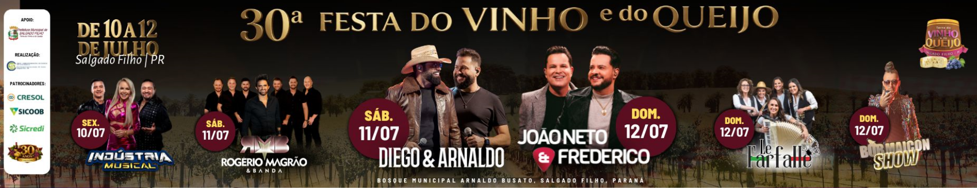 30° festa do vinho e do queijo